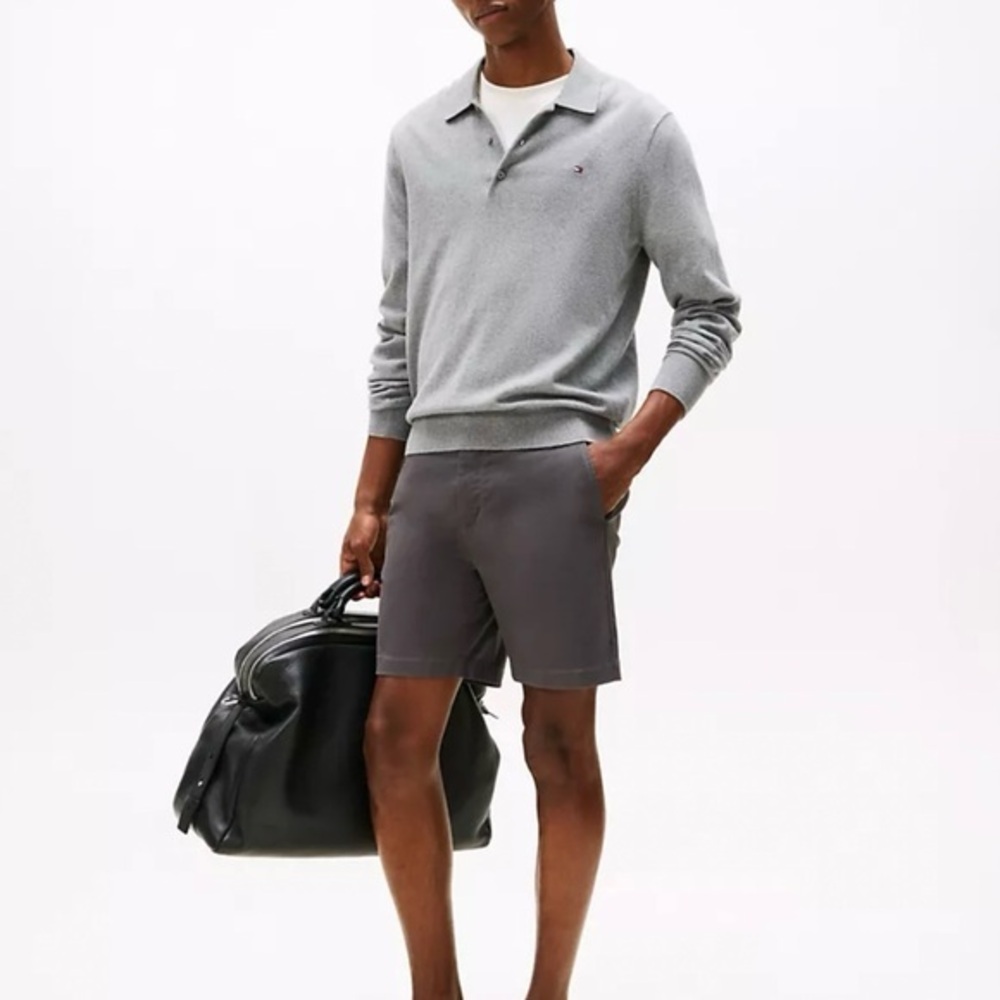 Tommy Hilfiger Performance Stretch 9“ Short in Grey Size 30